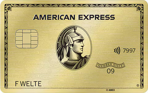 Die AMEX Gold Kreditkarte