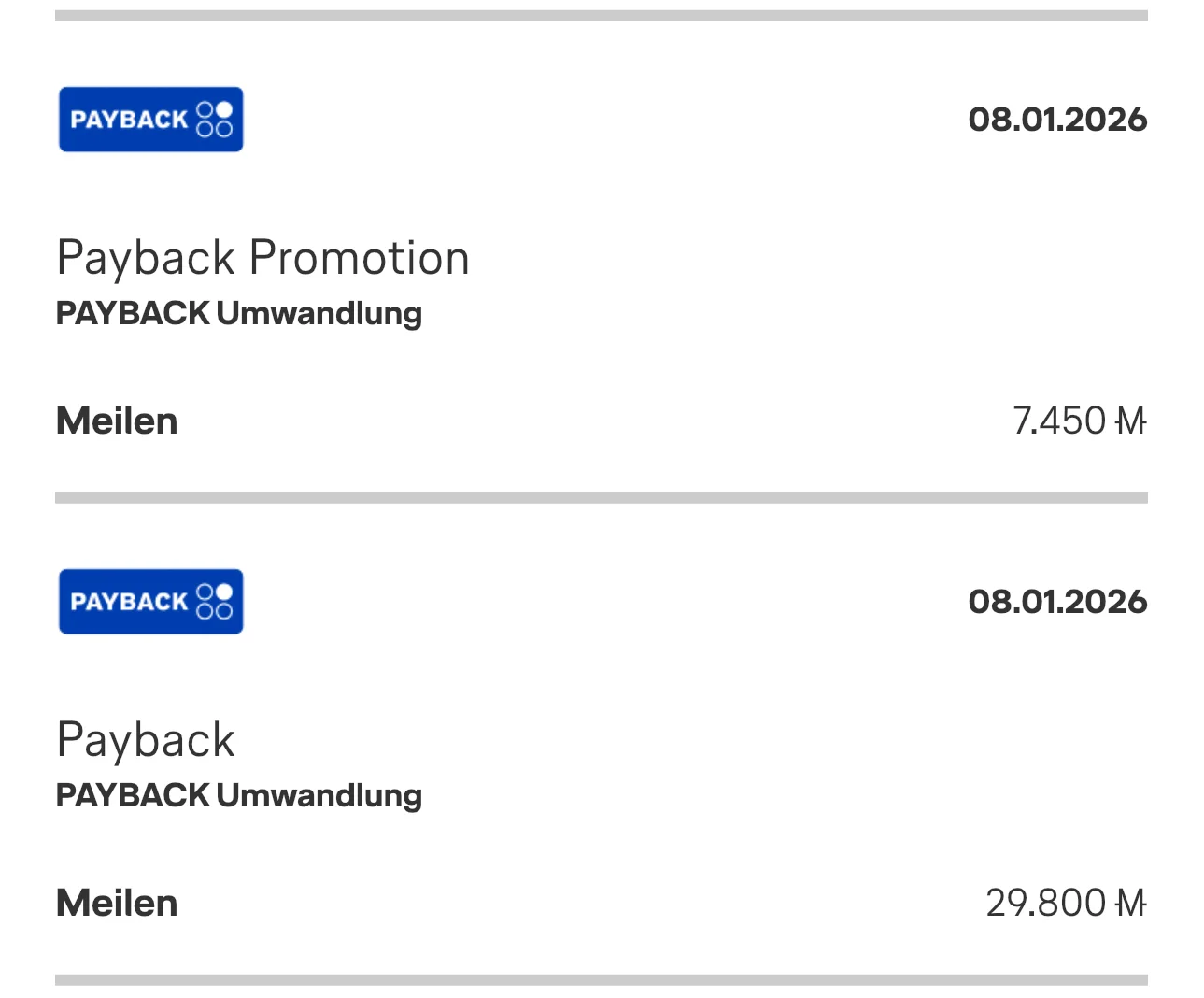 PAYBACK zu Miles & More Transfer mit 25% Bonus – Januar 2026