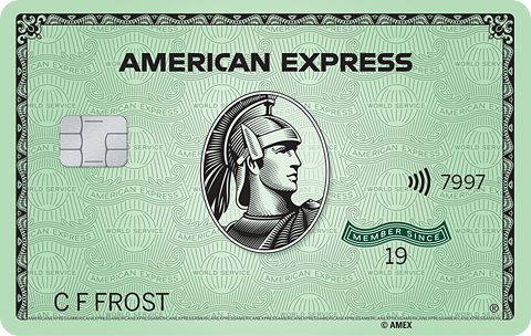 American Express Green Card US — typical GT entry card