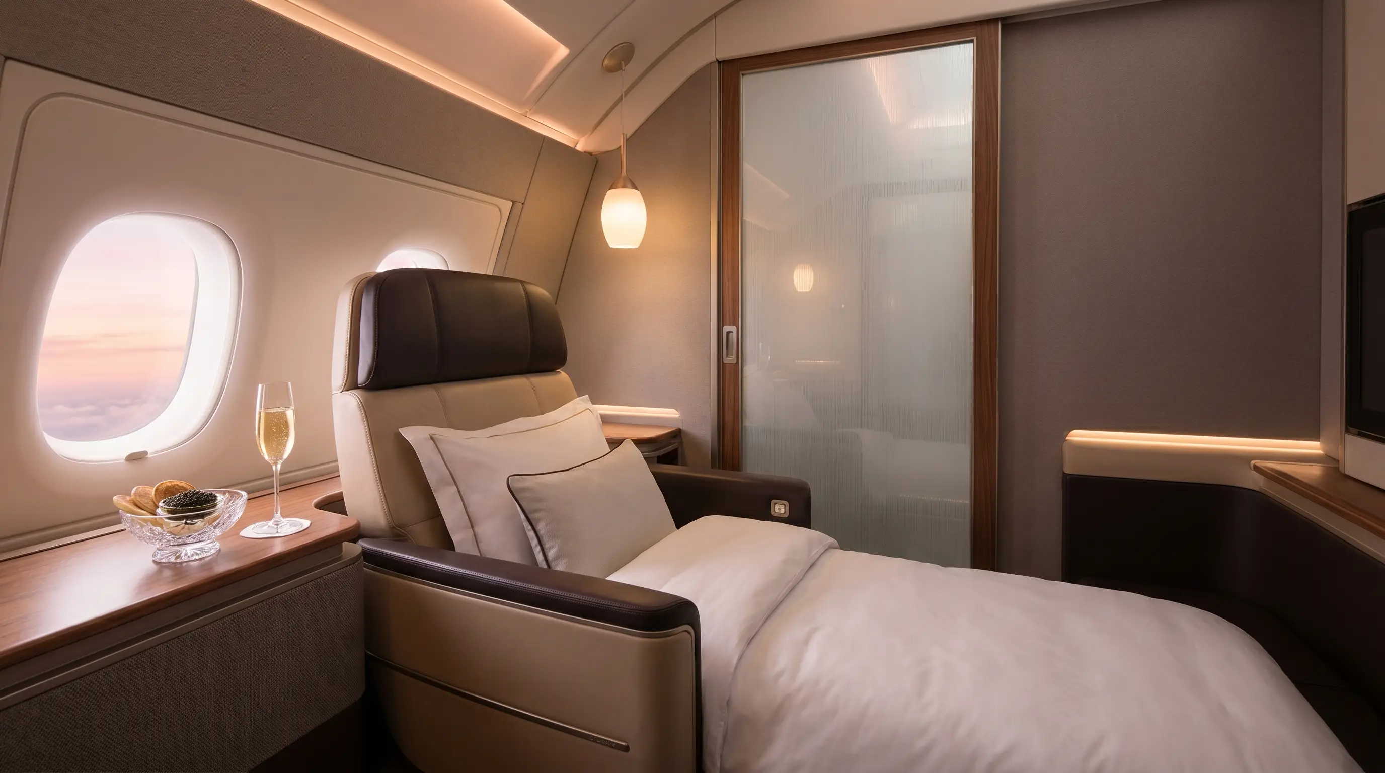 ANA First Class Suite Aesthetic