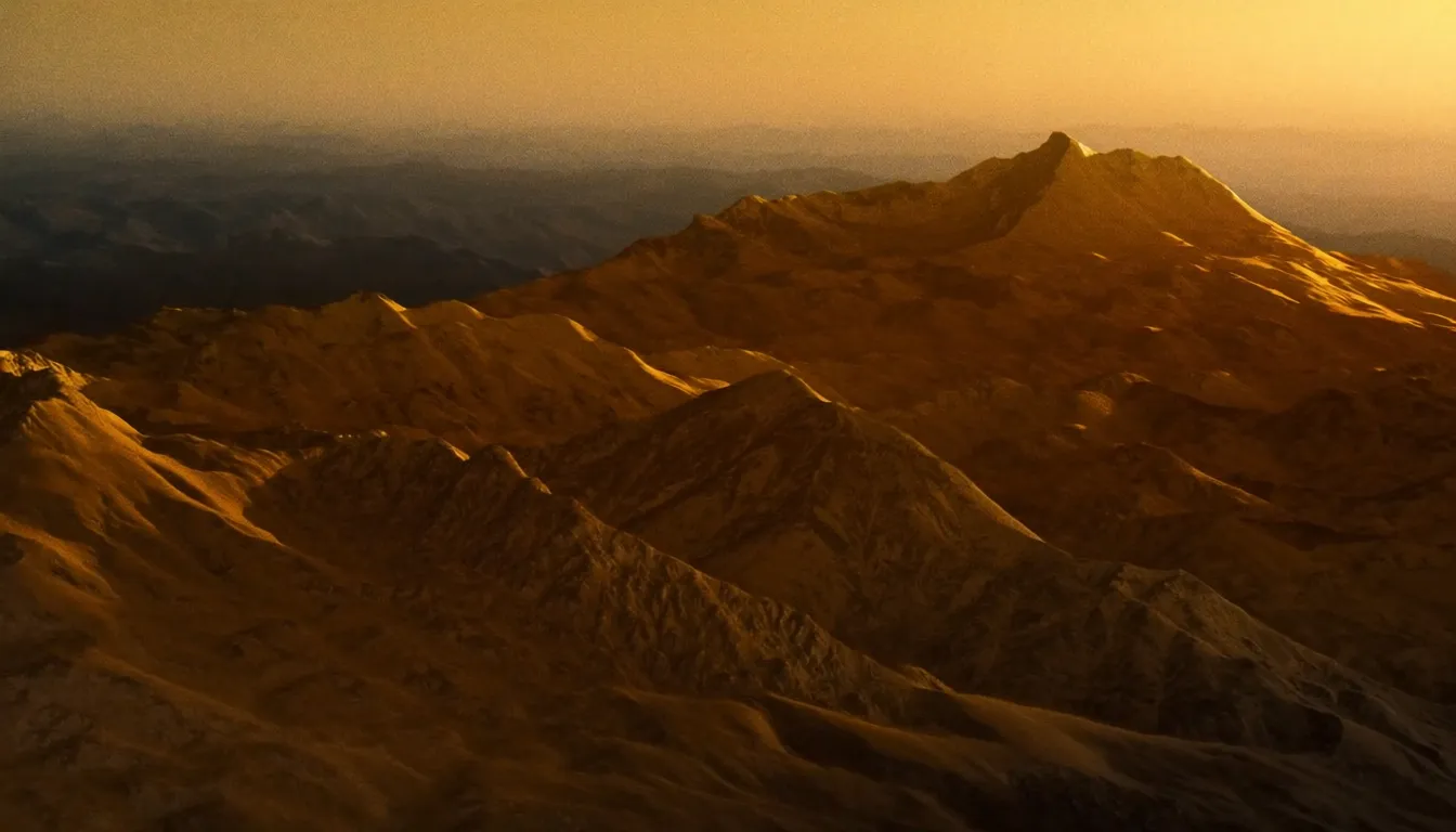 Andes Mountain Aerial — Avianca-inspired