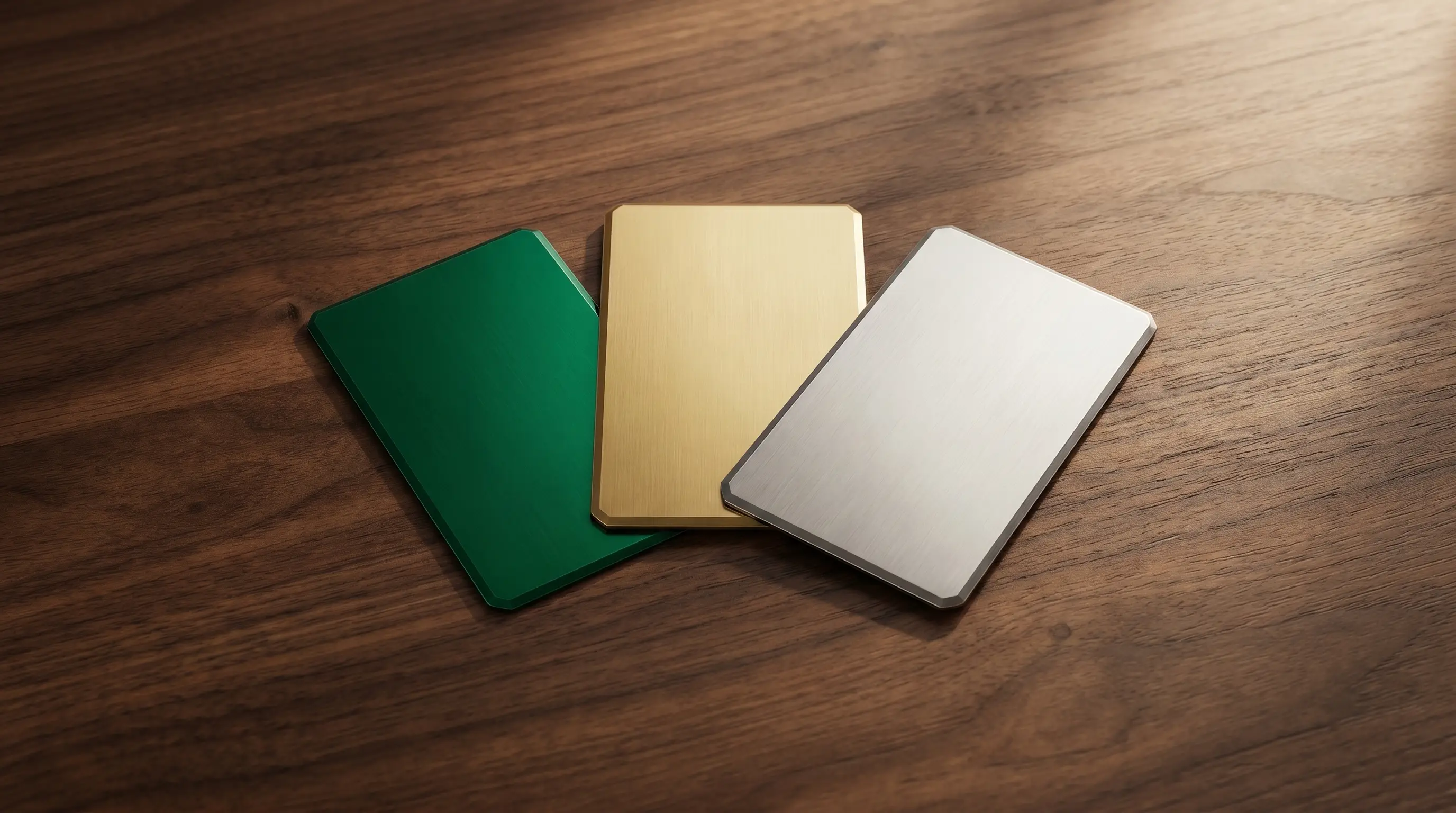 Three premium business cards comparison